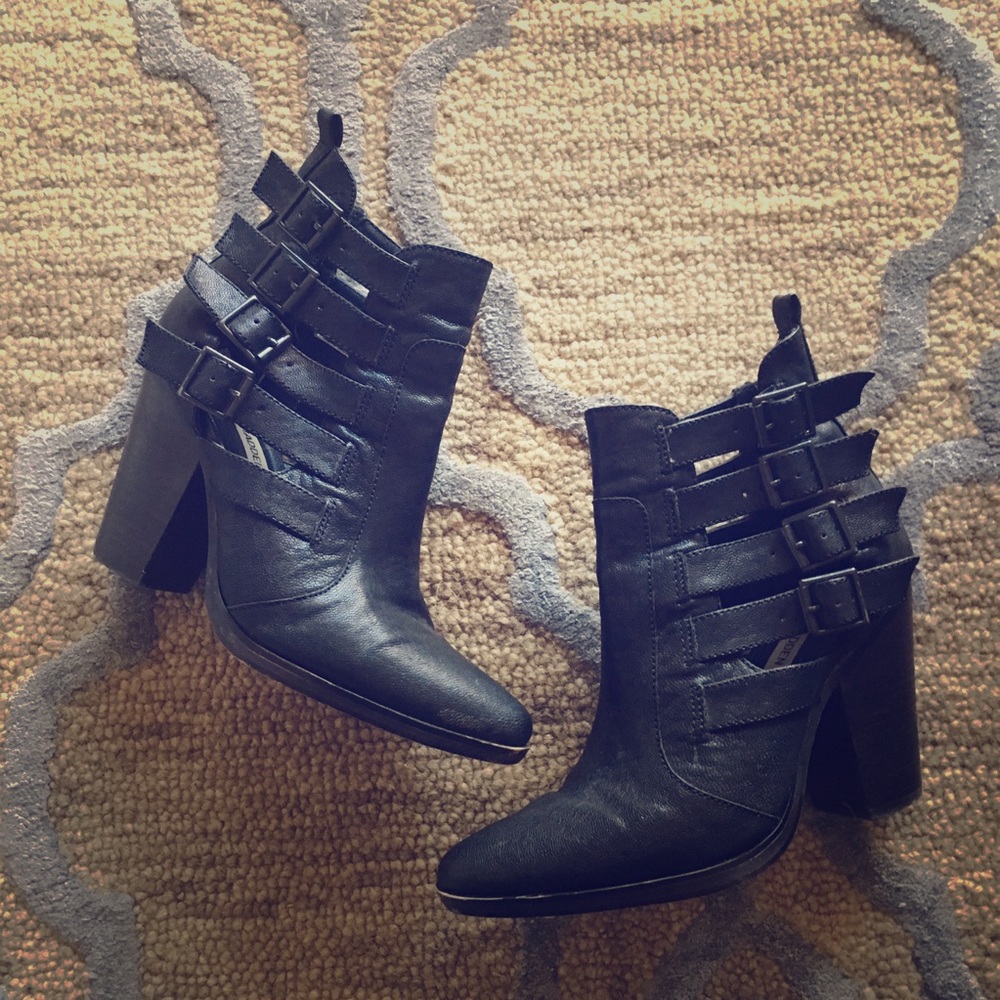 Steve Madden Buckle Booties